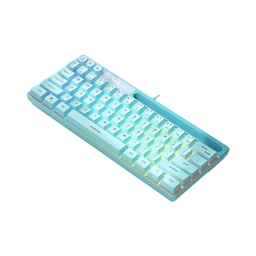 F3061 Wired Keyboard Mini Keyboard Office and Home RGB Backlit Keyboard Desktop Computer Laptop and Gaming Keyboard