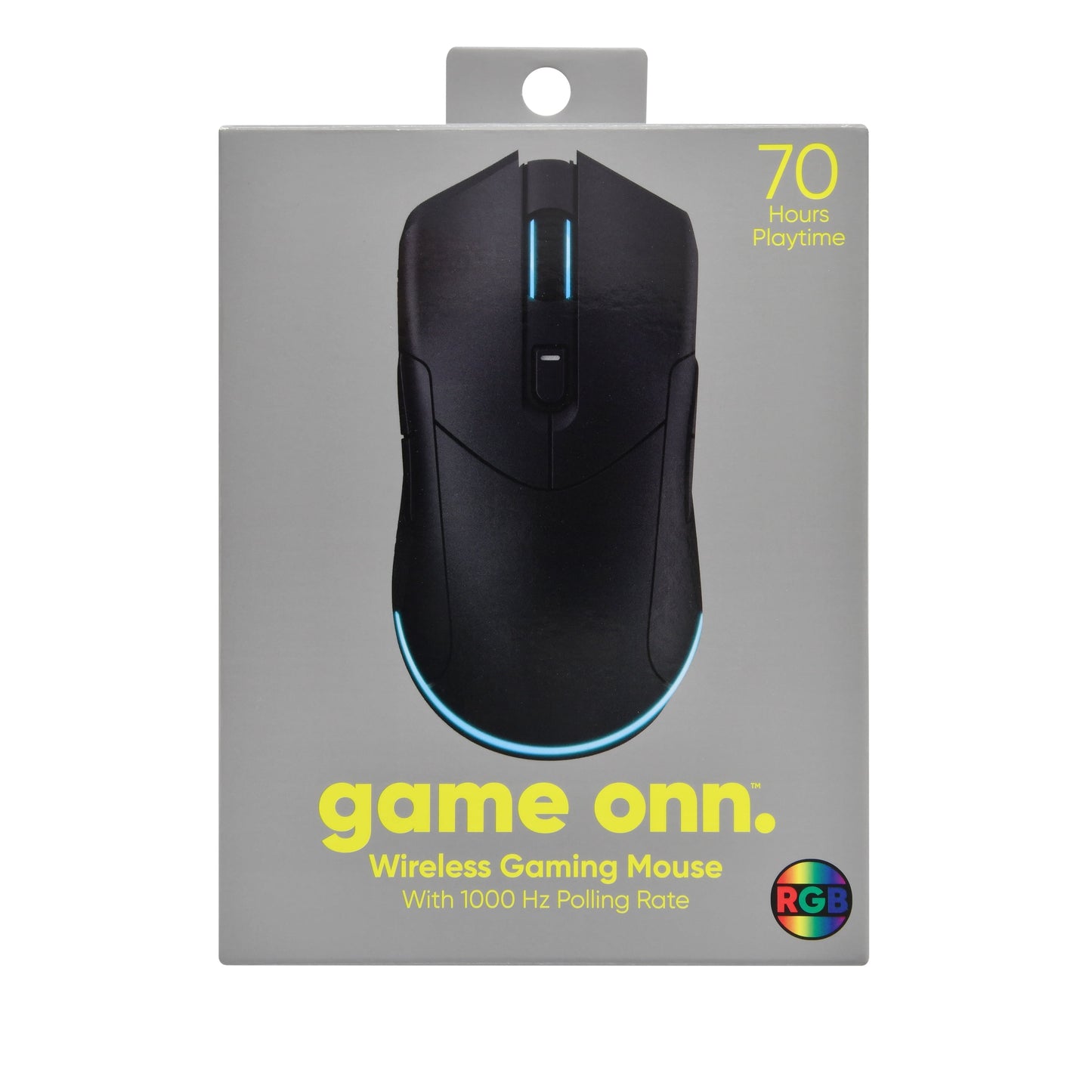 Rechargeable Wireless Gaming Mouse with LED Lighting, 8 Programmable Buttons