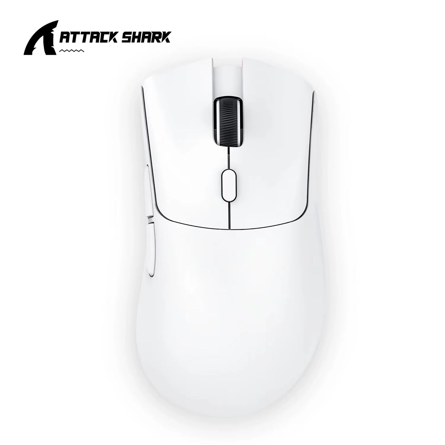 Attack Shark R1 Bluetooth Mouse and Grip Tape Not Included Mouse 1000 Hz PAW3311 Sensor,Rechargeable Tri-Mode,Ergonomic