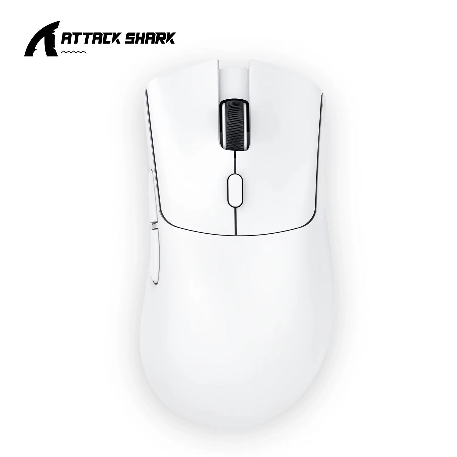 Attack Shark R1 Bluetooth Mouse and Grip Tape Not Included Mouse 1000 Hz PAW3311 Sensor,Rechargeable Tri-Mode,Ergonomic