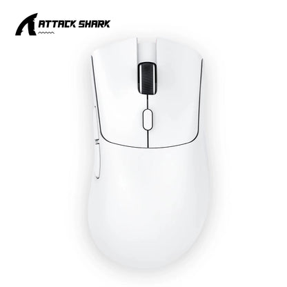 Attack Shark R1 Bluetooth Mouse and Grip Tape Not Included Mouse 1000 Hz PAW3311 Sensor,Rechargeable Tri-Mode,Ergonomic
