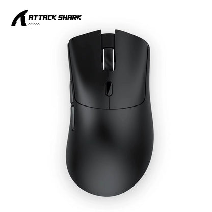 Attack Shark R1 Bluetooth Mouse and Grip Tape Not Included Mouse 1000 Hz PAW3311 Sensor,Rechargeable Tri-Mode,Ergonomic