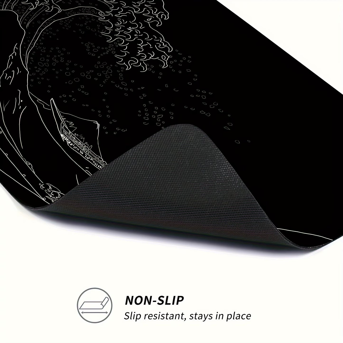 1PC Large Mouse Pads for Desk, Gaming Mouse Pad, Mouse Pad with Stitched Edges and Non-Slip Rubber Base, Extended Mouse Pad