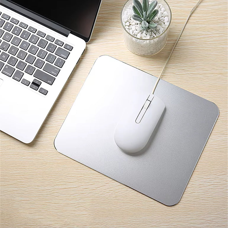 Mouse Pad for Macbook Mac Metal Mouse Pad for Apple Xiaomi Huawei Mousepad Laptop Large Mouse Pad Computer Desk Gaming Mouse Pad
