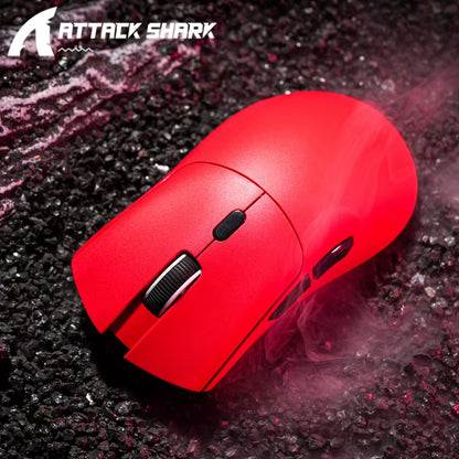 Attack Shark R1 Bluetooth Mouse and Grip Tape Not Included Mouse 1000 Hz PAW3311 Sensor,Rechargeable Tri-Mode,Ergonomic