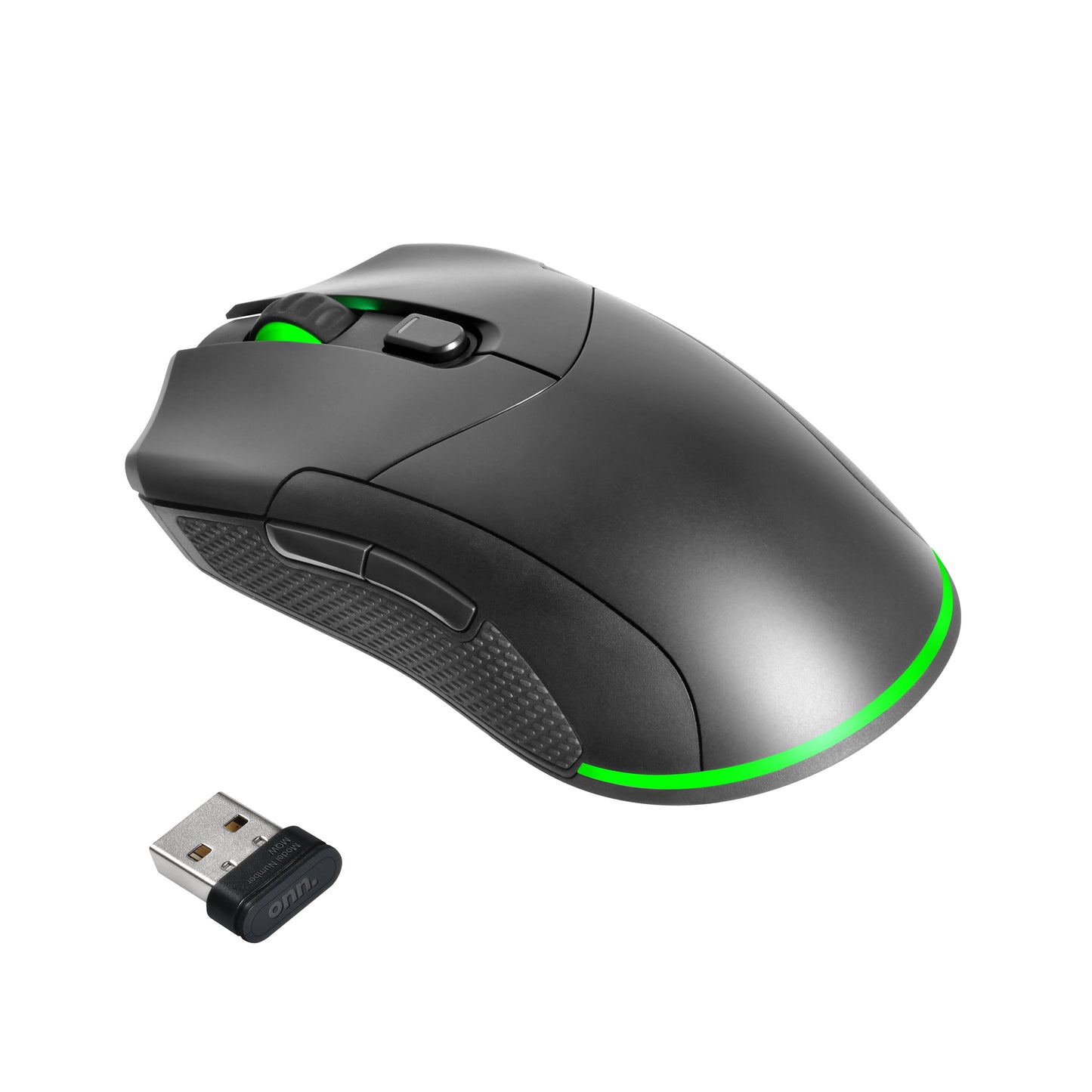 Rechargeable Wireless Gaming Mouse with LED Lighting, 8 Programmable Buttons