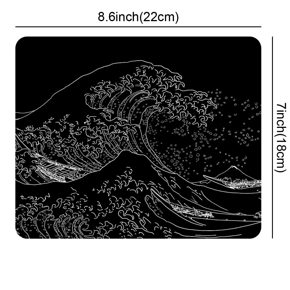 1PC Large Mouse Pads for Desk, Gaming Mouse Pad, Mouse Pad with Stitched Edges and Non-Slip Rubber Base, Extended Mouse Pad