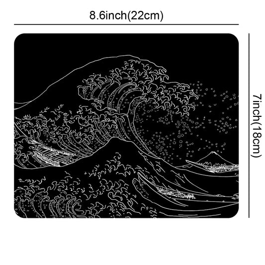 1PC Large Mouse Pads for Desk, Gaming Mouse Pad, Mouse Pad with Stitched Edges and Non-Slip Rubber Base, Extended Mouse Pad