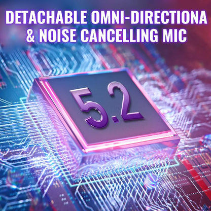 Wireless Gaming Headset Compatible for PS5 Switch PC Mac, 2.4 Ghz/Bluetooth 5.2 Gaming Headphones with Noise Cancelling Microphone 40+ Hours Battery Life,3.5Mm Wired for Xbox Series,White