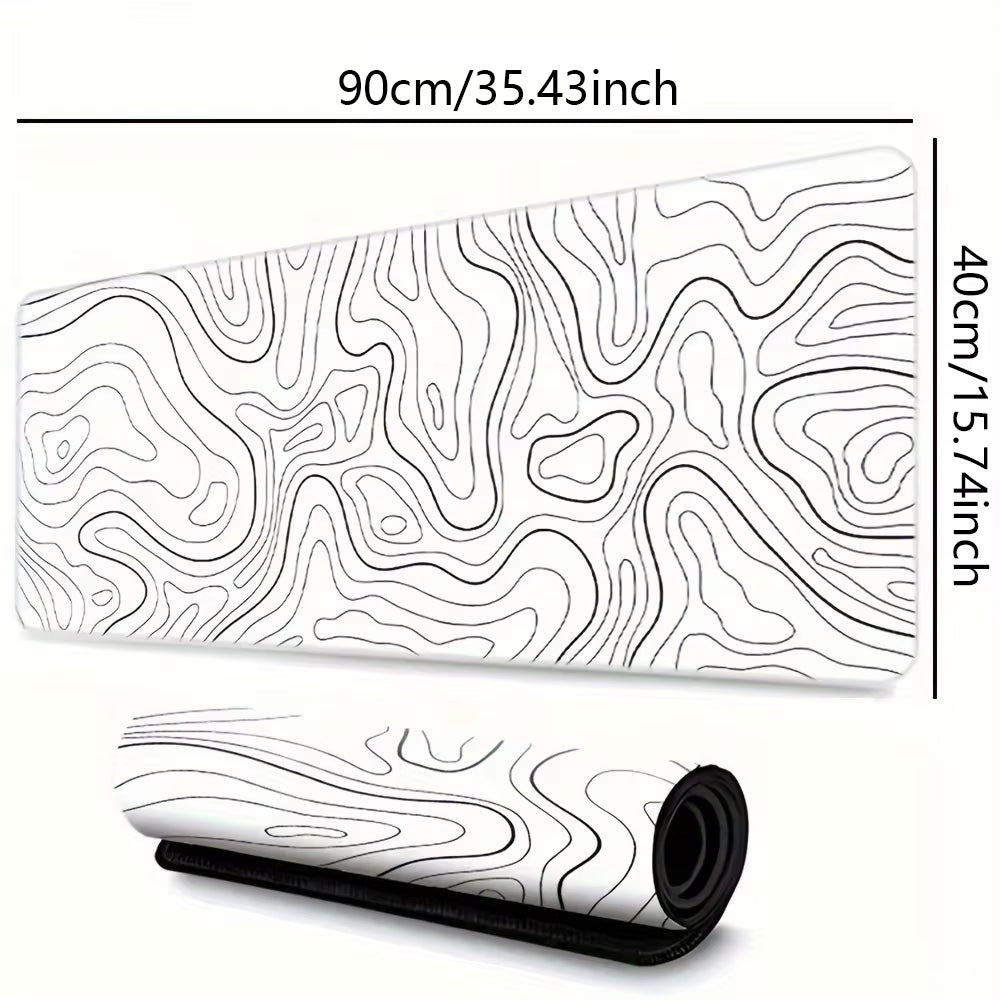 1PC Large Mouse Pads for Desk, Gaming Mouse Pad, Mouse Pad with Stitched Edges and Non-Slip Rubber Base, Extended Mouse Pad