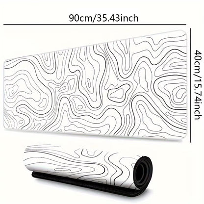 1PC Large Mouse Pads for Desk, Gaming Mouse Pad, Mouse Pad with Stitched Edges and Non-Slip Rubber Base, Extended Mouse Pad