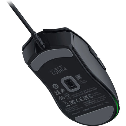 Cobra Wired Gaming Mouse 58G Lightweight Design, Gen-3 Optical Switches, RGB Lighting Black
